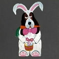 thumbnail image 2 of CafePress - Basset Hound Easter Bunny Maternity T Shirt - Maternity Dark T-Shirt, 2 of 3