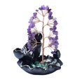 thumbnail image 3 of Quemador de incienso en cascada, ornamento artístico de mesa, escultura de riqueza de la , incensario para jardín, dormitorio, estudios de Yoga, , púrpura Sunnimix Figuras de quemador de incienso, 3 of 8
