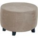 thumbnail image 1 of Round footstool covers for diameter 48-55 cm, brown, 1 of 5