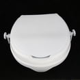 thumbnail image 2 of Durable Toilet Raised Extender Seat + Lid for 2 inch, 2 of 4