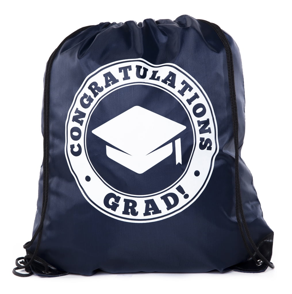 Graduation Gift Bags for Graduation Party Favors | Drawstring Bags by