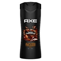 Axe Dark Temptation Refreshing Long Lasting Men's Body Wash, Dark Chocolate, 16 fl oz