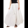 thumbnail image 3 of Vestido Bohemio, Elegante, Informal, de Cintura Alta y Estilo Irregular con Bolsillos para Mujer L, 3 of 7