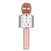 (Joybuy)Wireless Bluetooth Singing Microphone Handheld Smartphone Speaker Mic for Home KTV Outdoor Party