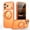 Orange, variant on for iPhone 17 Pro Max Case with 360°Rotating Stand,Compatible with MagSafe,Anti-yellowing Anti-drop,Magnetic Phone Cover