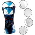 thumbnail image 3 of Golf Club Head Cover Waterproof Leather Golf Accessories HeadCovers Set Driver Headcover for Women Men Black Panther Cat, 3 of 5
