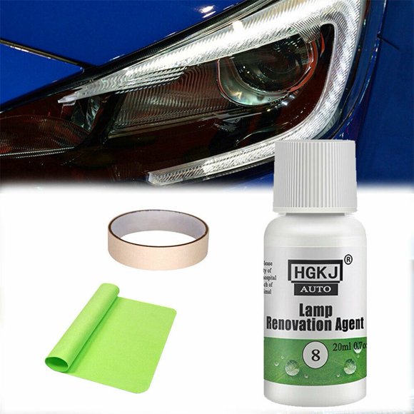 Bgsha HGKJ 8,Car Headlight Polishing Headlamp Polish Restoration Renovation - 20ml New