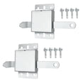thumbnail image 1 of QZATTCAEN Garage Door Side Lock Inside Deadlock for Most Garage Door Galvanized Steel -2pack, 1 of 6