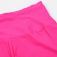 thumbnail image 3 of IDALL Yoga Shorts for Women Womens Shorts Fitness Solid Color Yoga Booty Shorts Running Gym Workout Shapewear Tummy Control High Waisted Shorts Women Hot Pink XL, 3 of 8