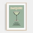 thumbnail image 2 of Daiquiri - Santiago de Cuba Cuba Illustration Cocktail Vintage Poster Typography Bar Kitchen Decor Minimalist Pastel Unframed Wall Art Print 12 x 18 inches, 2 of 60
