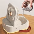 thumbnail image 3 of Humidificador Inteprter de ABS ventilador pulverizador de doble puerto blanco con control remoto, 3 of 6