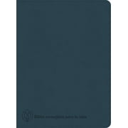 RVR 1960 Biblia Consejera para la vida, azul pizarra, smil piel (Hardcover)