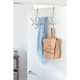 thumbnail image 2 of iDesign Weston Metal over the Door Rack, 6.66" x 17.75" x 13.73", Satin Silver, 2 of 5