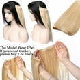 thumbnail image 5 of SEGO Hidden Invisible Top Human Hair Extensions One Piece Secret Miracle Wire In Human Hair With Fish Line, 5 of 6