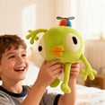 thumbnail image 5 of Bing Bong Plush Toy 9.8In Game Peak Stuffed Toys Peripheral Ultra Soft Plush Doll(Green-25Cm)#9457, 5 of 5