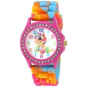 Modern Fashion Bling Bling Rainbow Lucky Baby Unicorn Gift Watch For Girls, Women. Eco Friendly Silicone Band. Best Christmas New Year Birthday Party Business Gift.