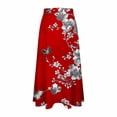 thumbnail image 6 of TaTaai Women's Fashion Printed Skirt with Side Zipper, Lightweight Flowy Fabric, and Elastic Waistband for Comfortable Daily Wear Gift, 6 of 7