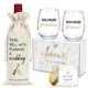 thumbnail image 1 of Set de regalo de compromiso YENCHORN con copas de vino, vela y bolsa, 1 of 7