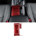 thumbnail image 1 of Real Bright Soft Car Interior Carbon Fiber Sticker DecorationRed Carbon Fiber Hand Brake/Storage Console Cover For Suzuki Grand VitaraAuto Car Protection Interior Accessories, 1 of 8