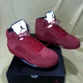 thumbnail image 4 of Ni - ke Size 10 - Air Jordan 5 Retro Red Suede, 4 of 5