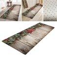 thumbnail image 4 of Alfombras navideñas antideslizantes de pelo largo para comedor y dormitorio. Bosque, 4 of 9
