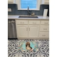 thumbnail image 3 of Carolines Treasures CK3434RUG Bloodhound Bath Mat Machine Washable Anti-Fatigue Memory Foam Kitchen Rug, 19 X 27, Multicolor, 3 of 4