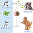 thumbnail image 2 of 3 bolas de hierba gatera, bocadillos giratorios de 360° montados en la pared para gatos, juguetes comestibles para gatos, bolas de hierba gatera, utilizadas para que los gatos limpien sus dientes y, 2 of 5