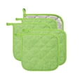 thumbnail image 5 of JoyMoreHome 8Pcs Pot Holders Bulk for Kitchen Heat Resistant, Cotton Potholders with Hanging Loops Square Hot Pads Oven Pot Holder for Cooking Baking, 5 of 7