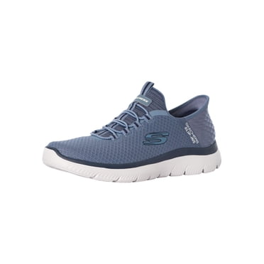 Skechers Mens Slip on Sneakers Hands Free Slip-Ins Summits - High Range Walking Shoes Memory Foam Comfort