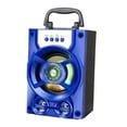 thumbnail image 1 of Altavoces de Karaoke Perfecl 8H 1200mAh 5.0 LED TF Azul, 1 of 4