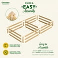 thumbnail image 2 of Greenes Fence 48" x 96" x 10.5" Beige Cedar Raised Garden Kit, 2 of 8