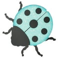 thumbnail image 4 of FRCOLOR Skyblue Iron Beetle Wall Hanging for Home Use with Lifelike Design and Bright Colors 6.5 Inches, 4 of 8