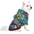 thumbnail image 2 of Fotbe Colorful Carp Streamer Sudadera con Estampado para Perros Pequeños – Suéter con Capucha para Mascotas, Tela Suave de Forro Polar con Bolsillo-X-Large, 2 of 7