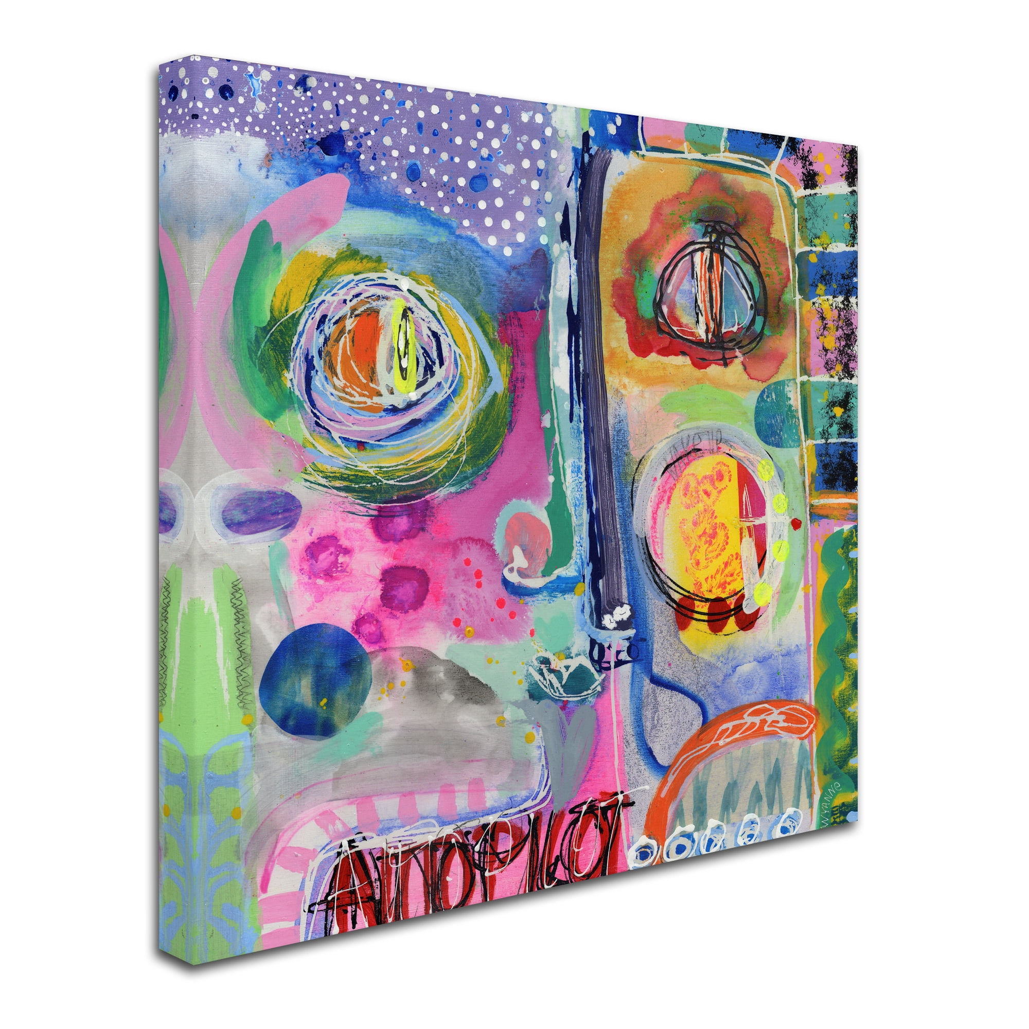 Trademark Fine Art 'Missed Connection' Canvas Art by Wyanne