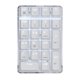 thumbnail image 1 of Teclado numérico mecánico, interruptor marrón, teclado con cable para juegos, funda con retroiluminación blanca, miniteclado numérico de 21 teclas, 1 of 5