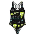 thumbnail image 3 of Invader Zim One-Piece Swimsuit Women Print Bathing Suit Swimwear Beach Outfit Swim Suits L, 3 of 7