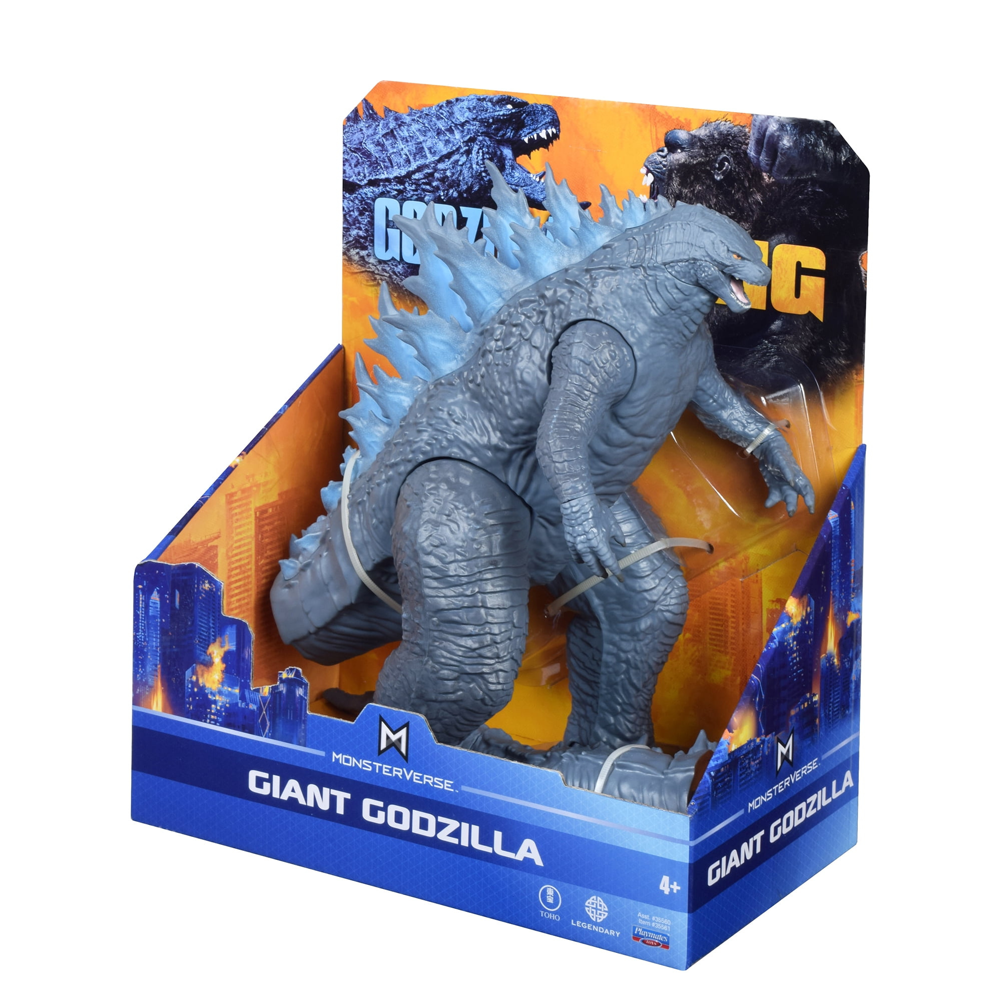 2020 "GIANT GODZILLA" Playmates Toys 11" Godzilla vs Kong Action Figure 