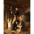 thumbnail image 2 of Amalia Lindegren 20x24 Gold Ornate Framed and Double Matted Museum Art Print Titled - Jumping Jack (1879), 2 of 4