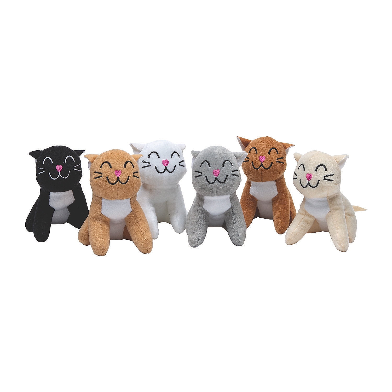 PARTY FAVORS  2 INCHES 24  SMALL PLASTIC CATS CARNIVAL OR EDUCATIONAL TOYS 