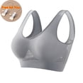thumbnail image 2 of Otntypg Plus Size Sports Bra for Women Anti-Sagging Seamless Bras Wirefree Yoga Bra with Removable Pads Push Up Wire Free Everyday Full Coverage Comfortable Liftup Underwear Bras, 2 of 11