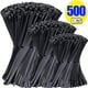 thumbnail image 2 of Attaches de câble en plastique et Nylon, 500/100 pièces, attaches de cordon autobloquantes, sangles de câbles réglables, boucle de fixation, fil de bureau et de maison, attaches à fermeture éclair, 2 of 5