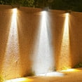 thumbnail image 1 of Luces solares para escaleras exteriores - pack de 10, ABS negro, impermeable IP65, de 8 a 10 horas, para escalones, terrazas, patios y bordes de jardín, 1 of 7