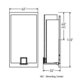 thumbnail image 2 of Afx NLS061214LAJUDKB Nolan 13" Tall Ada Commercial Led Bathroom Sconce - MultiColor, 2 of 6