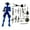 Blue, variant on T13 Action Figure Set, Titan 13 3D Printed Multi-Jointed Movable Robot with Weapons and Accessories, Posable Dummy 13 Figure for Stop Motion Animation, Desktop Decor and Gift, 5.3 Inch