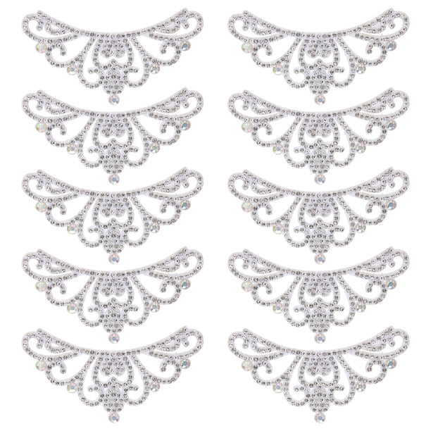 Apliques para Ropa Jadeshay 10 Piezas Diamantes de Imitación Parches