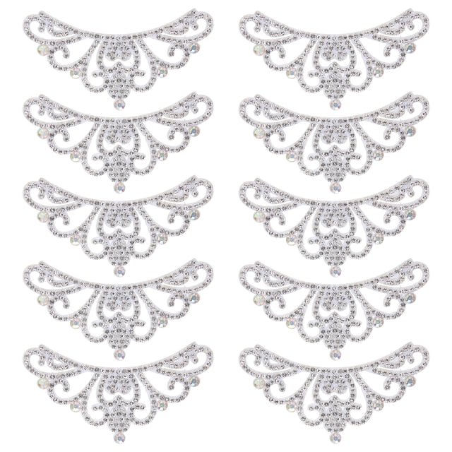 Apliques para Ropa Jadeshay 10 Piezas Diamantes de Imitación Parches
