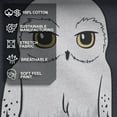 thumbnail image 4 of Women's Harry Potter Cartoon Hedwig Letter  Graphic Tee Navy Blue X Large, 4 of 10