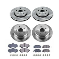 Ultimate Brakes Front and Rear Semi-Metallic Brake Pad and Rotor Kit with Hardware WM80999