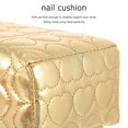 thumbnail image 4 of Hand Rest Pillow Nail Arm Rest Cushion for Manicure Golden PU Material, 4 of 4