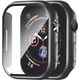 thumbnail image 2 of Smiling Paquete de 2 Estuches con Protector de Pantalla de Vidrio Templado Incorporado Compatible con Apple Watch Series 9 (2023)/Series 8/Series 7 de 45 mm, Estuche rígido para PC con Protector de Pa, 2 of 4